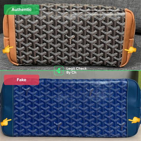 goyard wallet fake vs real|legit check goyard tote.